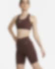 Low Resolution Nike Universa Women's Medium-Support High-Waisted 8" Biker Shorts with Pockets
