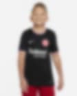 Low Resolution Eintracht Frankfurt 2023/24 Stadium Away Nike Dri-FIT-fodboldspillertrøje til større børn