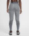 Nike One Women' Lapiz (Blue) Mid-Rise 7/8 Mesh-Paneled Leggings  (DD0249-430) XXL