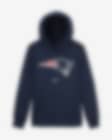 Low Resolution Sweat à capuche avec logo Nike Essential New England Patriots pour Garçon plus âgé
