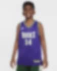 Low Resolution Giannis Antetokounmpo Milwaukee Bucks Nike Dri-FIT NBA Swingman-trøje til større børn