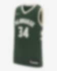 Low Resolution Icon Edition Swingman Jersey (Milwaukee Bucks) Camiseta Nike de la NBA - Niño/a