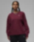 Low Resolution Jordan Brooklyn-sweatshirt i fleece med rund hals til kvinder