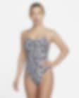 Low Resolution Nike Swim HydraStrong Women's Lace-Up Tie-Back One-Piece Swimsuit