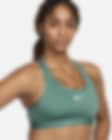 Low Resolution Sutiã de desporto almofadado Nike Swoosh Medium Support para mulher