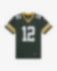 NFL Green Bay Packers (Aaron Rodgers) Camiseta de fútbol americano del  partido - Niño/a. Nike ES