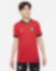 Low Resolution Koszulka piłkarska dla dużych dzieci Nike Dri-FIT Portugalia (drużyna męska) Stadium 2024/25 (wersja domowa) – replika