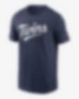 Low Resolution Minnesota Twins Fuse Wordmark Men's Nike MLB T-Shirt
