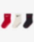 Low Resolution Nike Core Swoosh Baby Gripper Socks Box Set (3 Pairs)