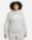 Low Resolution Sudadera con gorro sin cierre para mujer Nike Sportswear Club Fleece (talla grande)