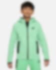 Low Resolution Nike Sportswear Tech Fleece Tam Boy Fermuarlı Genç Çocuk (Erkek) Kapüşonlu Üst