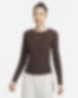Low Resolution Nike Sportswear Essential Women's Ribbed Long-Sleeve Mod Crop Top