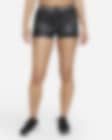 Low Resolution Nike Pro Dri-FIT Camo-Shorts für Damen (ca. 7,5 cm)