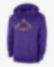 Low Resolution Los Angeles Lakers Standard Issue 2023/24 City Edition Nike NBA Courtside férfi kapucnis pulóver