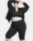 Low Resolution Leggings de cintura alta, largo Capri y soporte medio con bolsillos para mujer (talla grande))Nike Universa