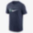 Low Resolution Seattle Mariners Team Swoosh Lockup Men's Nike MLB T-Shirt