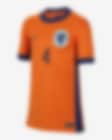 Low Resolution Virgil van Dijk Netherlands National Team 2024 Stadium Home Big Kids' Nike Dri-FIT Soccer Jersey