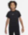 Low Resolution Košile Nike Pro Dri-FIT s krátkým rukávem pro větší děti (chlapce)