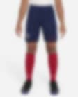Low Resolution Spodenki piłkarskie dla dużych dzieci Nike Dri-FIT Paris Saint-Germain Stadium 2023/24 (wersja domowa/wyjazdowa)