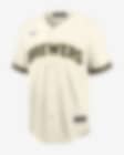 Low Resolution Camiseta de béisbol Replica para hombre MLB Milwaukee Brewers (Christian Yelich)