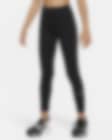Low Resolution Nike Therma-FIT One Outdoor Play leggings med høyt liv til store barn (jente)