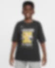 Low Resolution Los Angeles Lakers Courtside Nike NBA Max90-T-shirt til større børn (drenge)