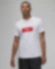 Low Resolution Jordan «Dubai» Stencil T-skjorte til herre