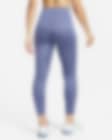 Nike One Women's Desert Berry Glitter Printed MR Leggings (DX6389-667) 1X/2X/3X