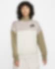 Low Resolution Nike Sportswear Camiseta de tejido Fleece y cremallera de 1/4 con estampado - Mujer
