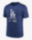Low Resolution Los Angeles Dodgers Large Logo Velocity Men's Nike MLB T-Shirt