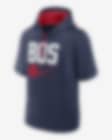 Low Resolution Sudadera con gorro de manga corta Nike de la MLB para hombre Boston Red Sox TriCode Lockup