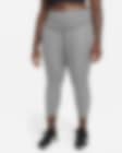 Low Resolution Nike Dri-FIT One Icon Clash Women's Mid-Rise 7/8 Printed Leggings (Plus Size)