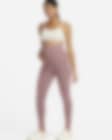 Low Resolution Nike Zenvy (M) Women's Gentle-Support High-Waisted 7/8 Leggings with Pockets (Maternity)
