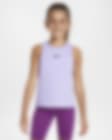 Low Resolution Koszulka tenisowa bez rękawów dla dużych dzieci (dziewcząt) Dri-FIT Nike Victory