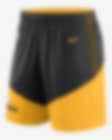 Pittsburgh Steelers Nike Sideline Primary Lockup Performance Shorts -  Black/Gold