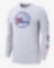 Low Resolution Philadelphia 76ers City Edition Men's Nike NBA Long-Sleeve T-Shirt