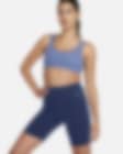 Low Resolution Γυναικείο ψηλόμεσο σορτς ποδηλασίας με ήπια στήριξη Nike Zenvy 20 cm