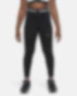 Low Resolution Nike Pro Leak Protection: Period Girls' Dri-FIT Leggings (Extended Size)
