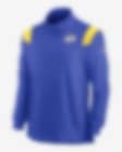 Nike Sideline Coach Lockup (NFL Los Angeles Rams) Men's Short-Sleeve Jacket