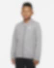 Low Resolution Huvtröja i sweatshirttyg med hel dragkedja Nike Sportswear Club för ungdom (killar)