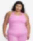 Low Resolution Camiseta de tirantes con bra deportivo con almohadilla de media sujeción para mujer (talla grande) Nike Swoosh