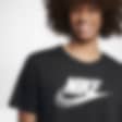 Nike Sportswear TEE ICON FUTURA UNISEX - T-shirt med print - midnight  navy/white/mörkblå 