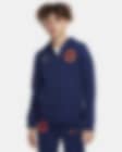 Low Resolution Dzianinowa bluza z kapturem i zamkiem na całej długości dla dużych dzieci (chłopców) Holandia