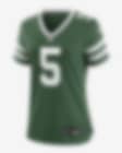 Low Resolution Garrett Wilson New York Jets Women's Nike NFL Game Football Jersey