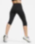 KIAVA Leggings capri de cintura alta para mujer, diseño de rayas