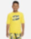 Low Resolution Nike Sneaker Big Kids' (Boys') Short-Sleeve Hydroguard Swim Shirt