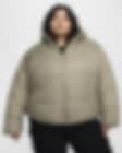 Low Resolution Nike Sportswear Classic Puffer Women's Therma-FIT Loose Hooded Jacket (Plus Size)