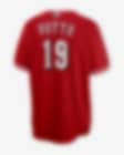 Buy MLB Men's Cincinnati Reds Joey Votto Six Button Authentic Alternate  Jersey (Scarlet, 44/Large) Online at Low Prices in India 