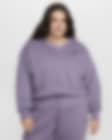Low Resolution Nike Sportswear Phoenix Fleece Women's Oversized Cropped V-Neck Top (Plus Size)