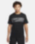 Low Resolution Nike Miler Flash Dri-FIT UV Kısa Kollu Erkek Koşu Üstü